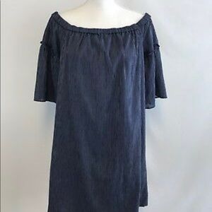 madewell off the shoulder dress